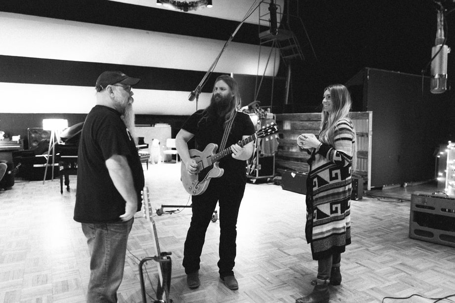 In the Studio: See Intimate Photos of Morgane and Chris Stapleton