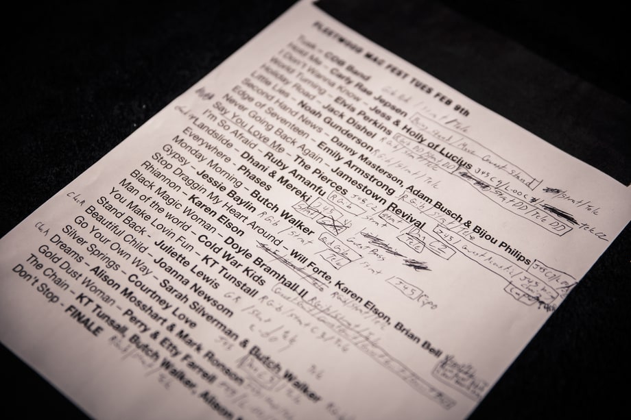 Mac Fest Set List
