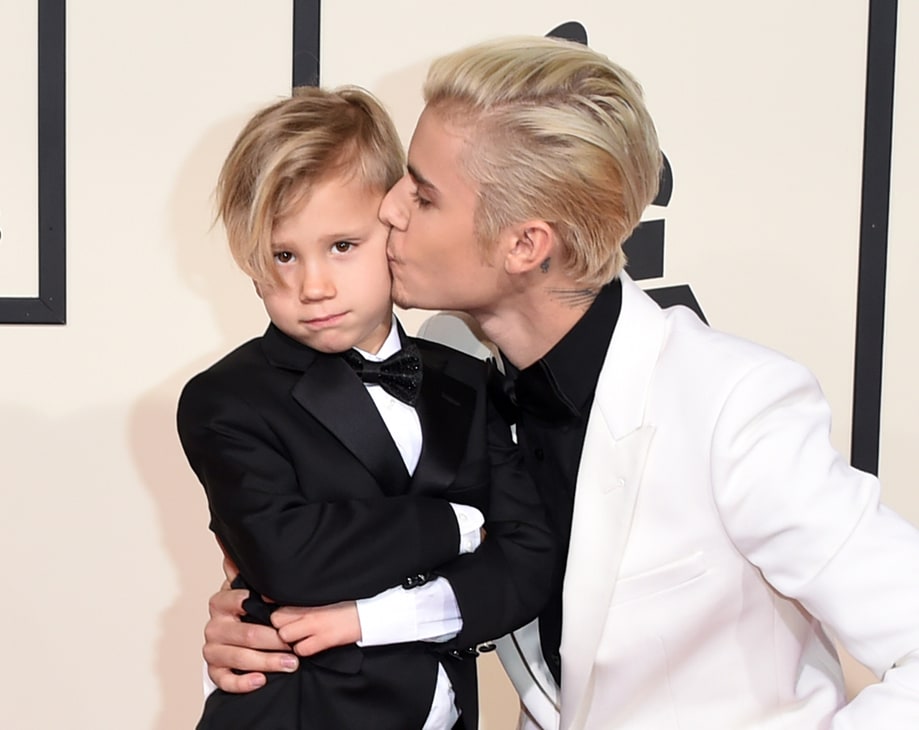 Justin Bieber and Jaxon Bieber