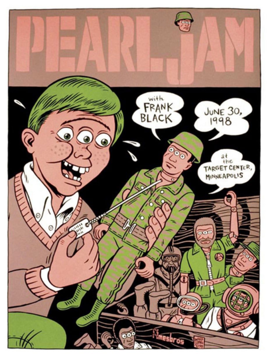 Pearl Jam in Posters: A Gallery of Illustrated Tour Art