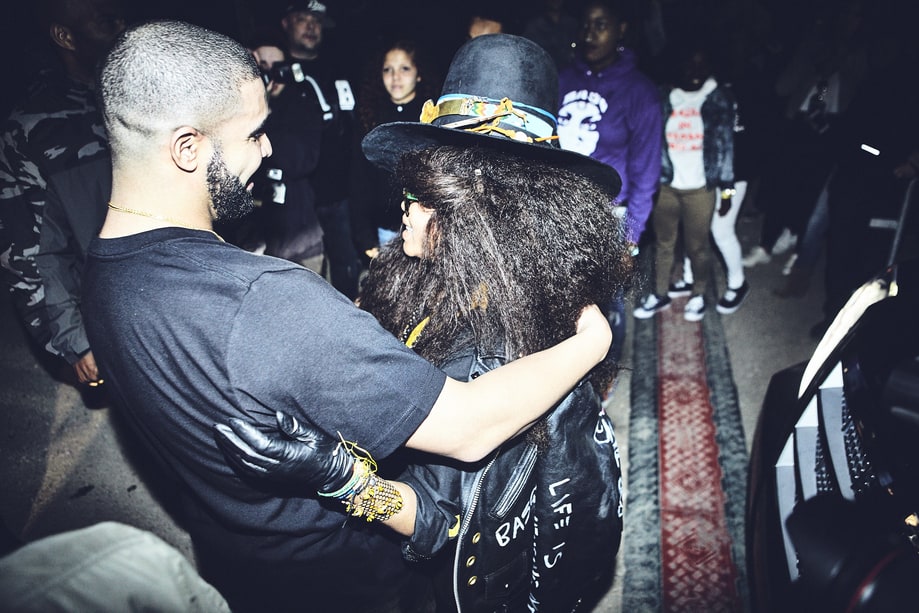 Drake and Erykah Badu