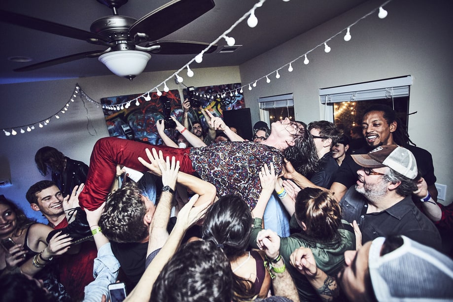 Cage the Elephant Crowd Surfs