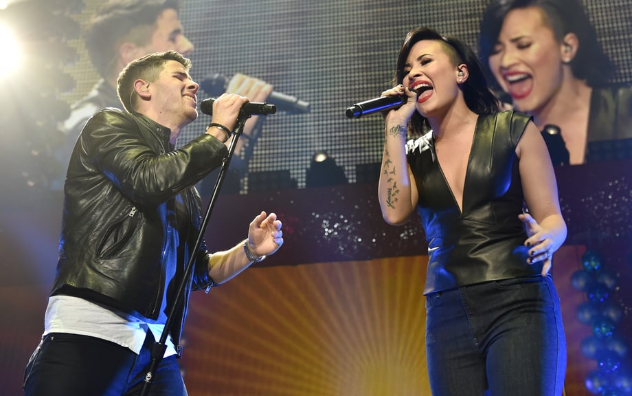 Nick Jonas and Demi Lovato