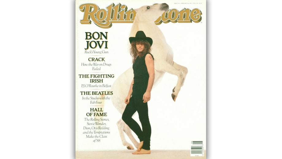 Jon Bon Jovi With a Horse: February 9th, 1989