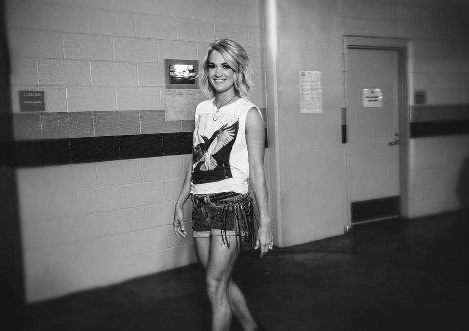 Carrie Underwood Backstage