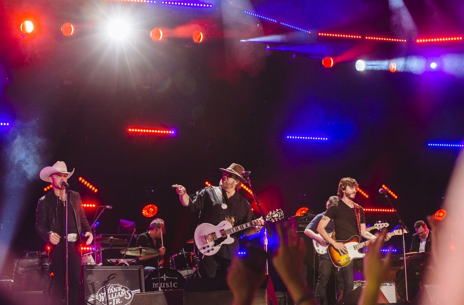 Justin Moore, Hank Williams Jr., Chris Janson