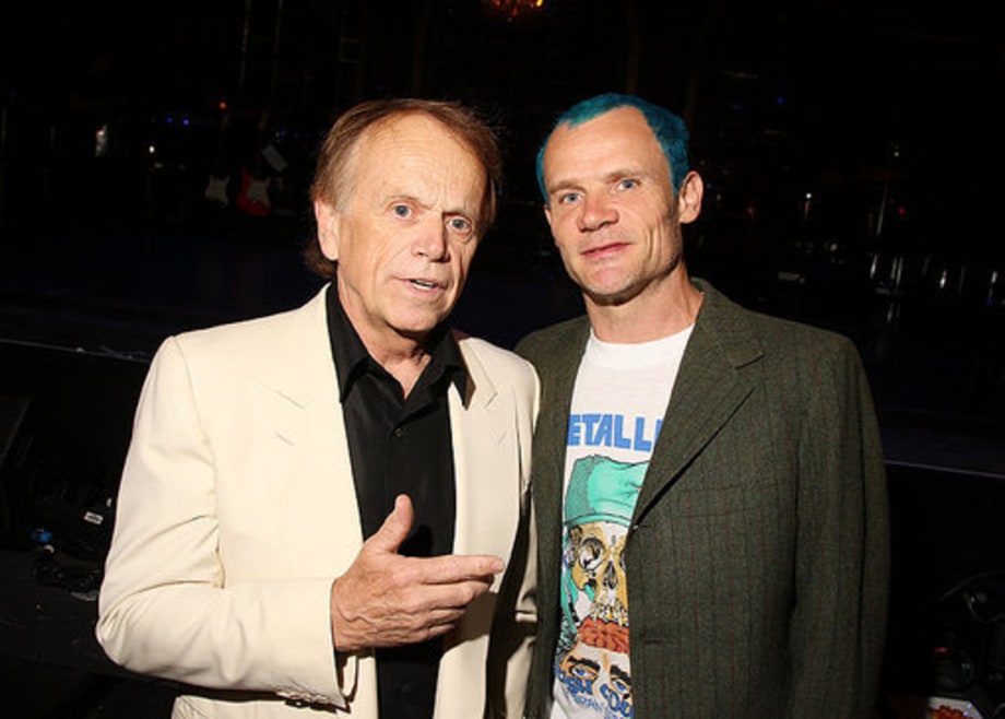 Backstage at the 2009 Rock and Roll Hall of Fame Induction