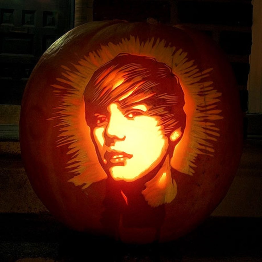 Photos Pumpkins Carved To Look Like Rock Stars Rolling