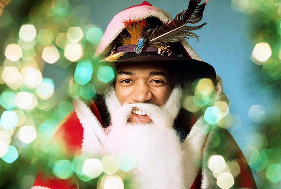 Rockers Dressed as Santa Claus