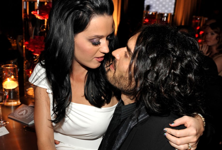 Katy Perry and Russell Brand