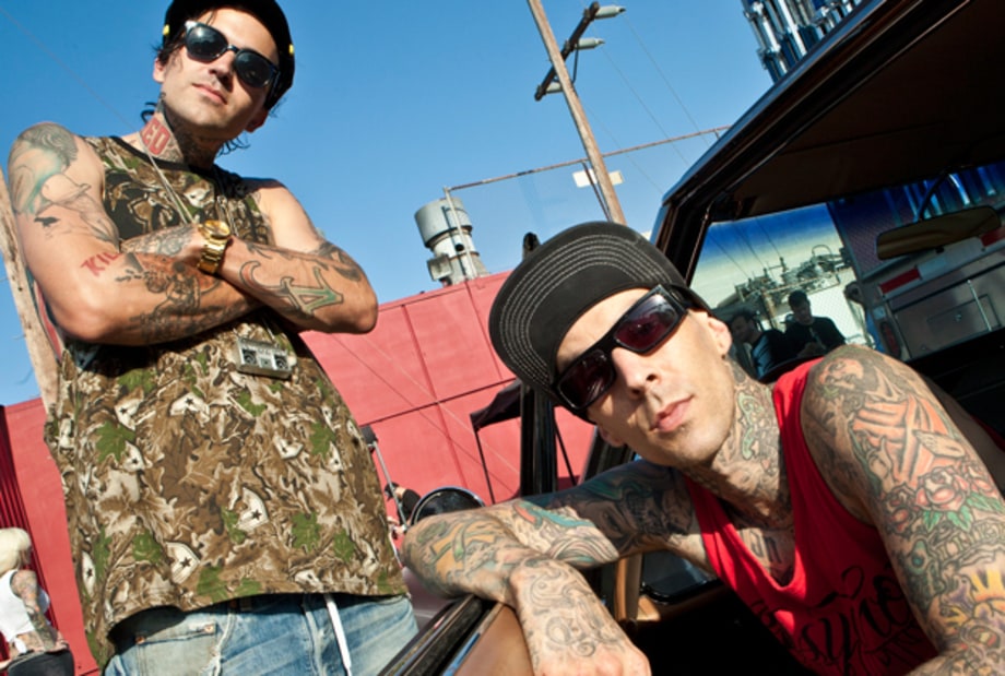 Travis Barker and Yelawolf Behind the Scenes
