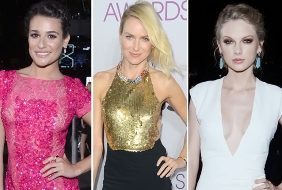 On the Red Carpet at the 2013 People's Choice Awards