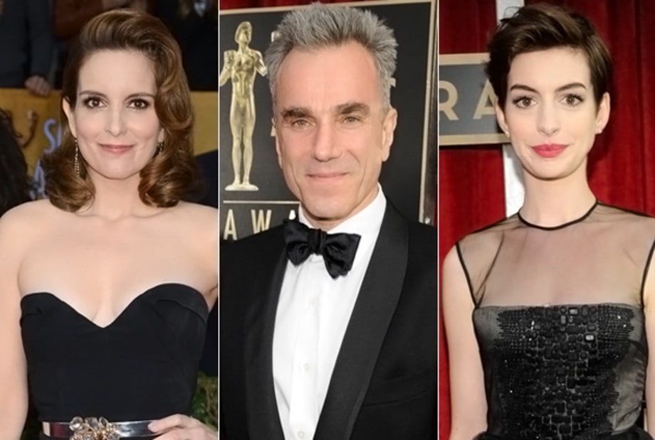 On the SAG Awards 2013 Red Carpet