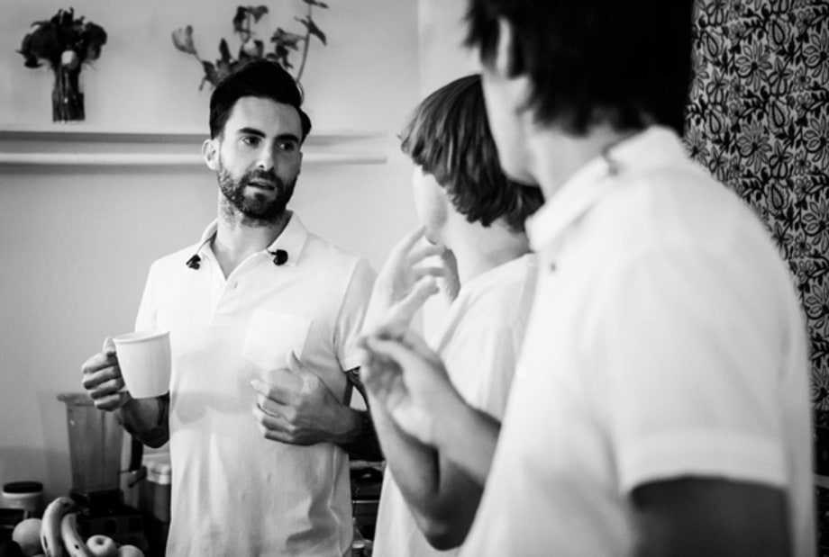 Backstage with Maroon 5