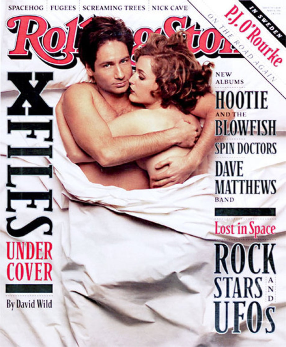 David Duchovny and Gillian Anderson