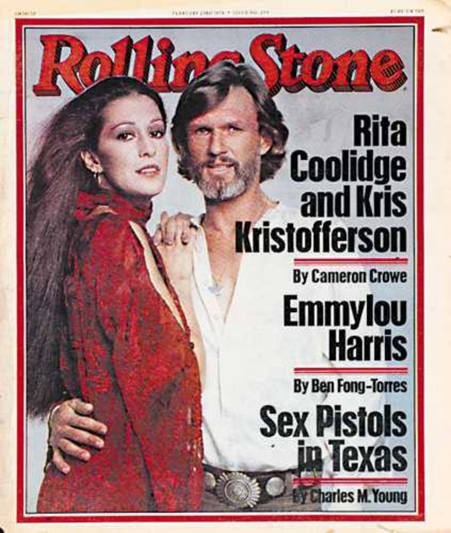 RS259 Rita Coolidge & Kris Kristofferson 1978 Rolling Stone Covers