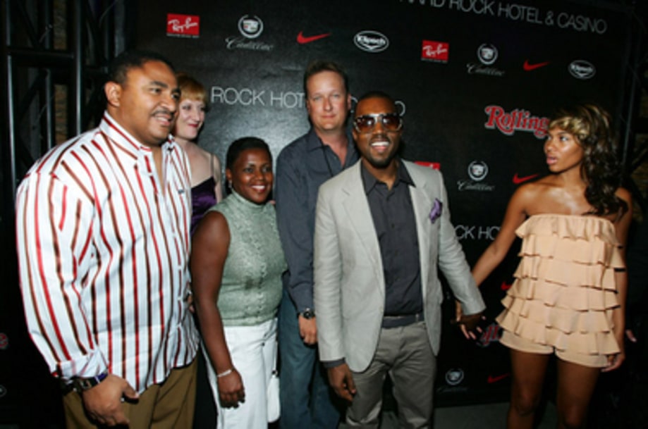 Rolling Stone 40th Anniversary Party: Kanye arives