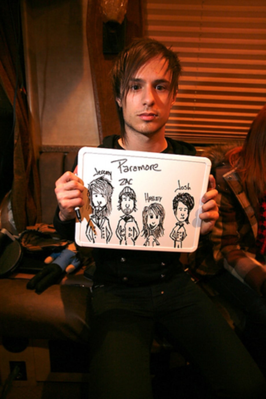 Paramore Bus Tour: Drawing of Band