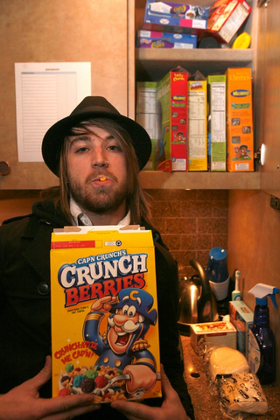 Paramore Bus Tour: Guy with CEREAL