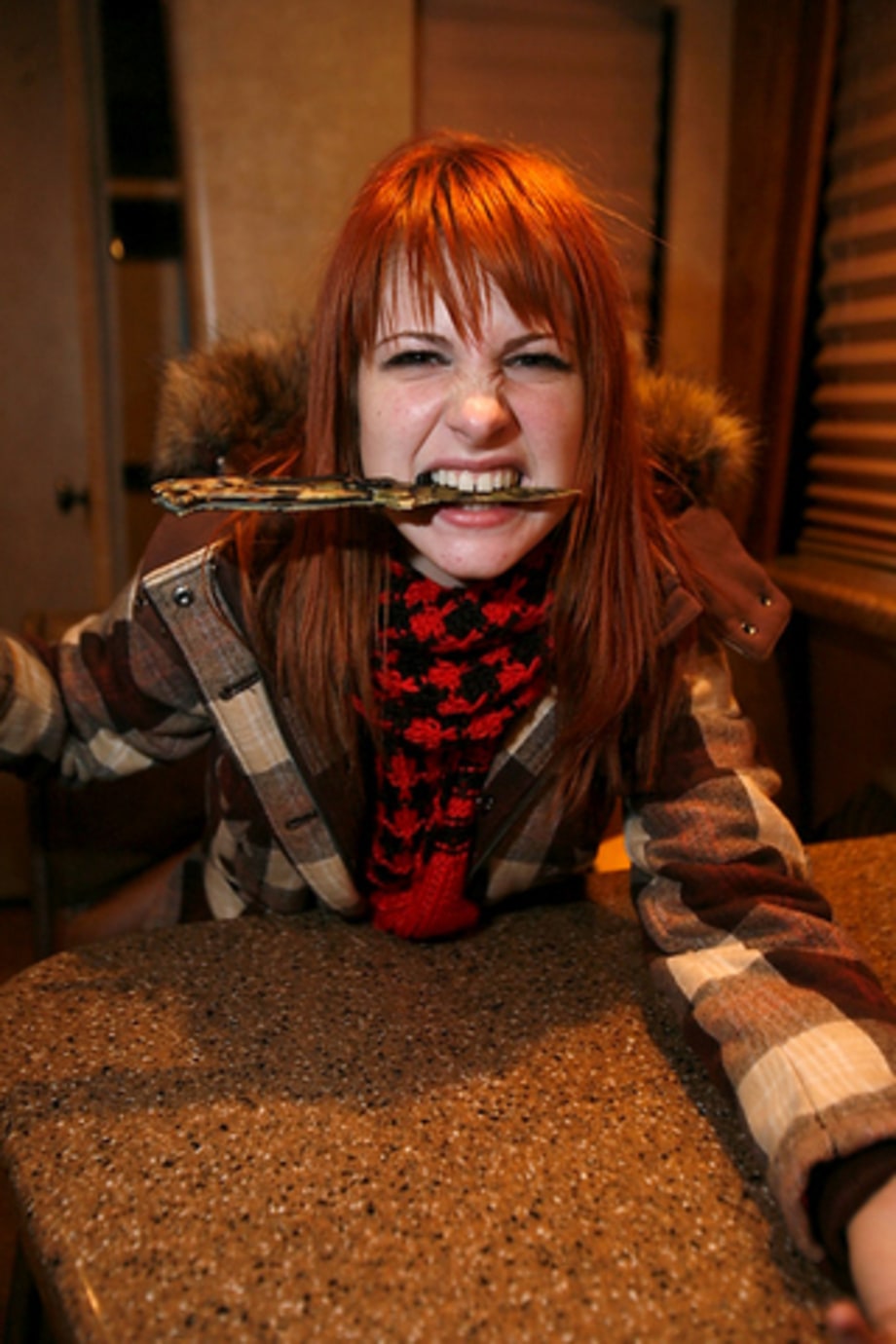 Paramore Bus Tour: Hayley with Knife