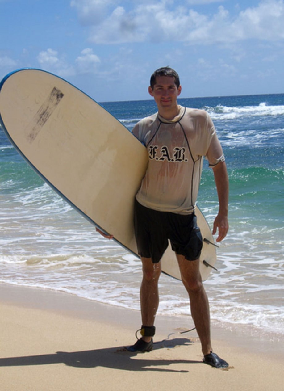 Digital Bonnie and Clyde: Ed Surf Board
