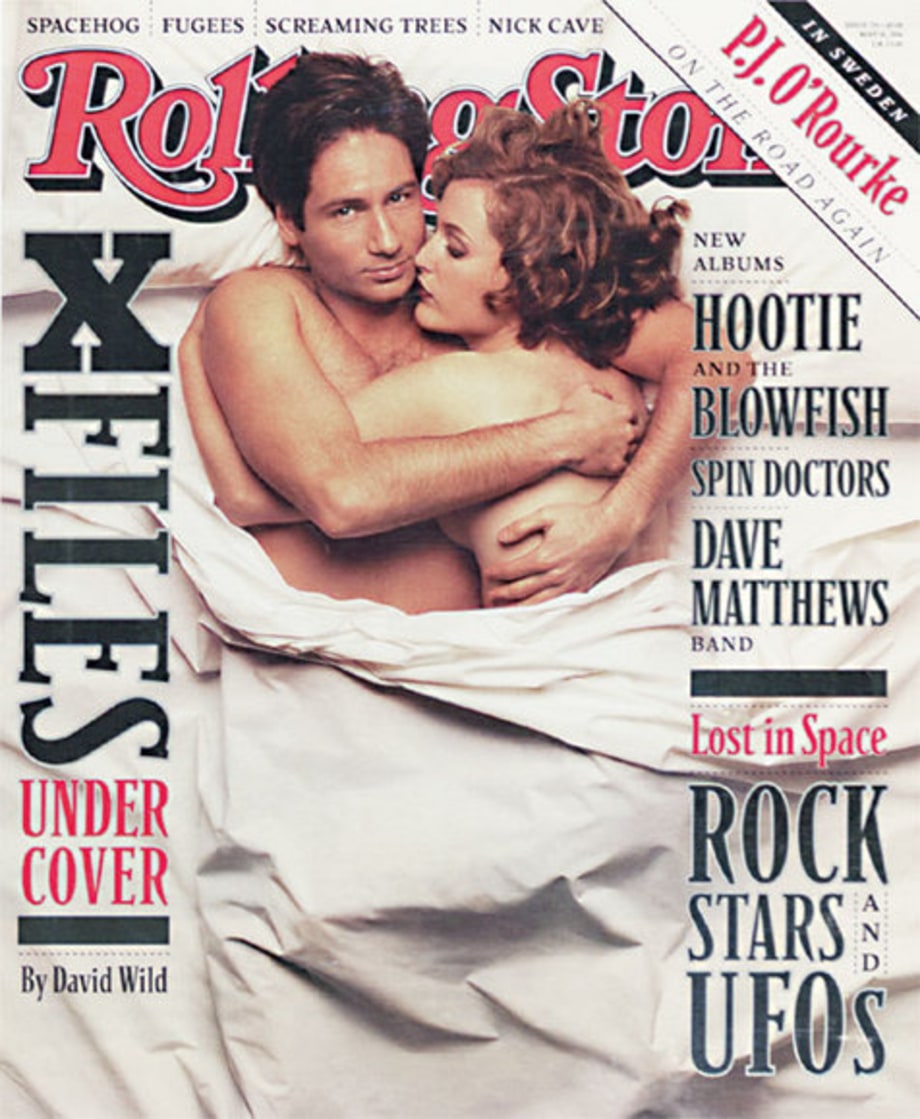 David Duchovny and Gillian Anderson