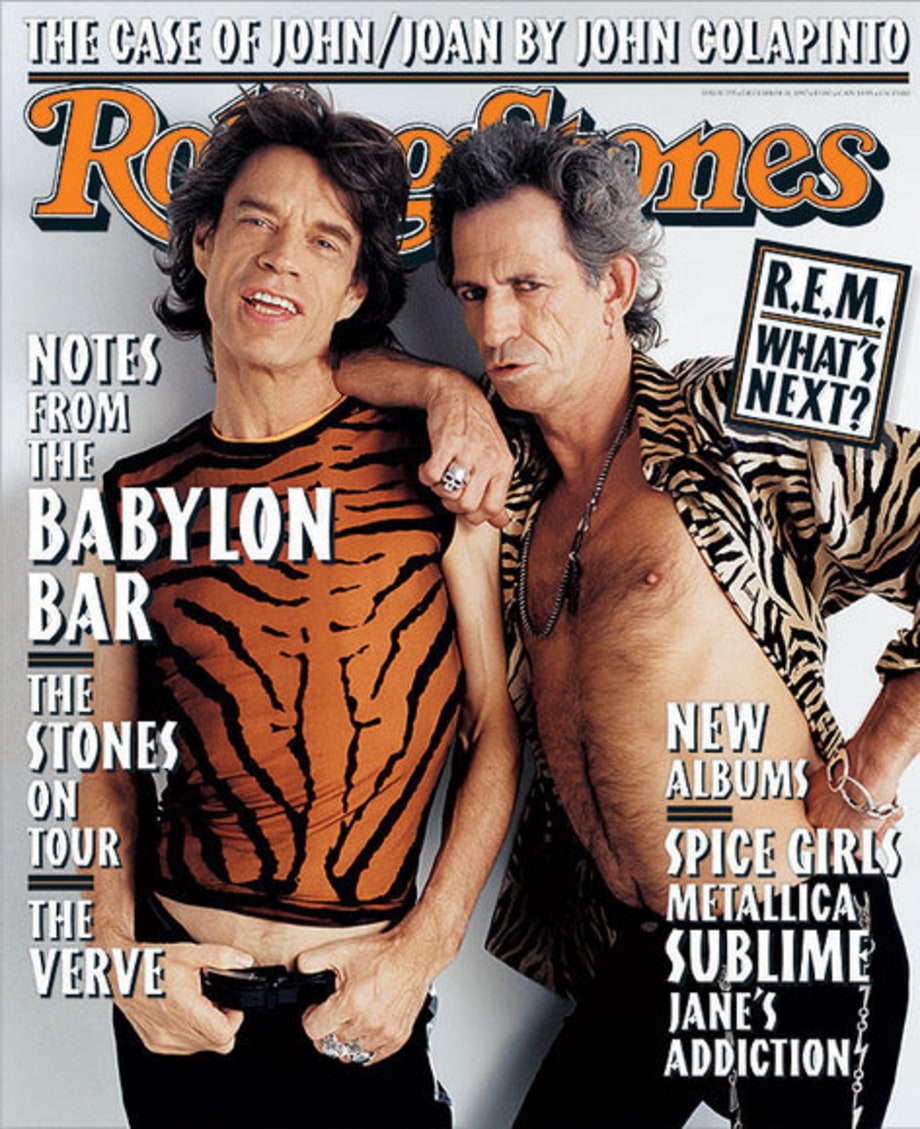 Mick Jagger and Keith Richards