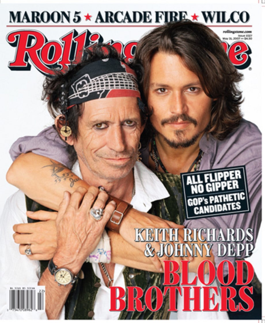 Johnny Depp and Keith Richards