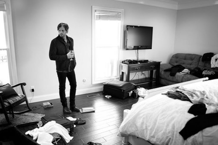 Caleb Followill In His Bedroom