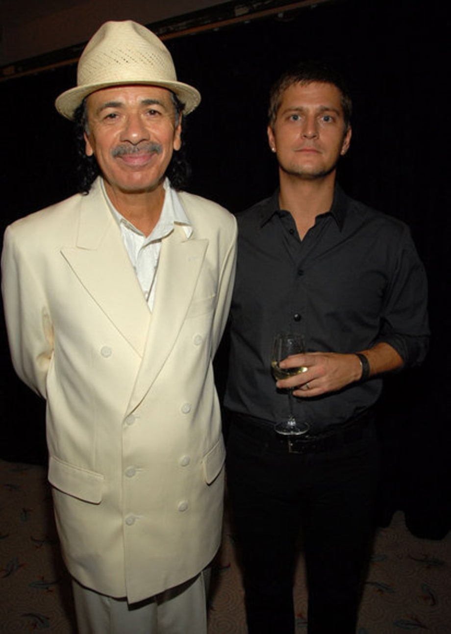 Rob Thomas 2007 Backstage with Santana Rob Thomas' Journey From