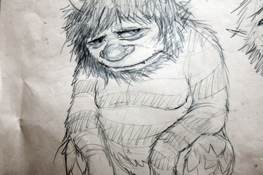 Where The Wild Things Are Sketches: Carol sketch