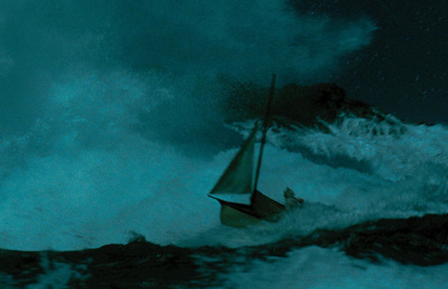 Where The Wild Things Are FILM STILL Max in the boat