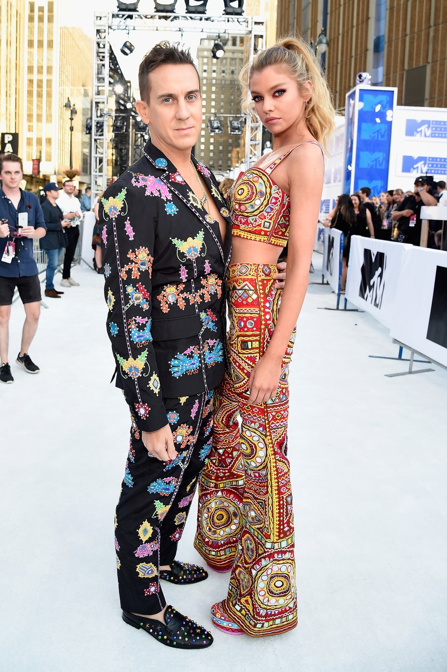 Jeremy Scott and Stella Maxwell