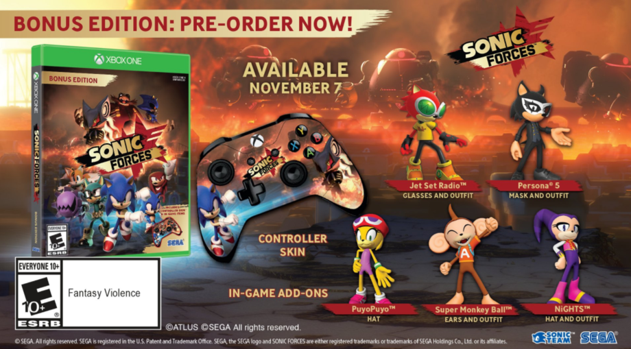 'Sonic Forces' Gets November Release Date, Sega-Themed DLC