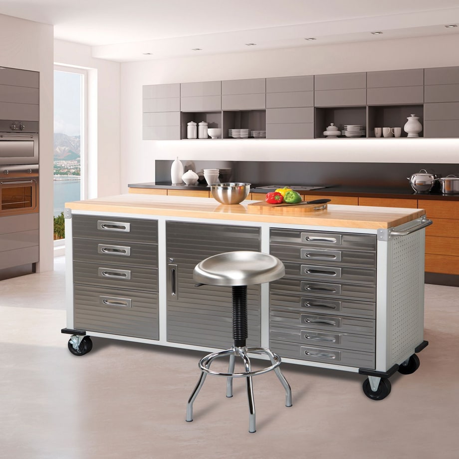 Industrial Cabinets Every Garage (or Kitchen) Needs