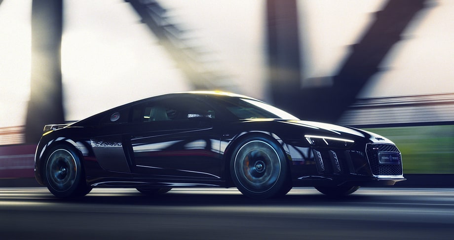 The car has a 610-horsepower 5.2-liter V10 engine with a claimed 0-60 time of 3.2 seconds