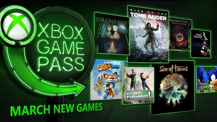 'Sea of Thieves,' 'Rise of the Tomb Raider' Coming to Xbox Game Pass
