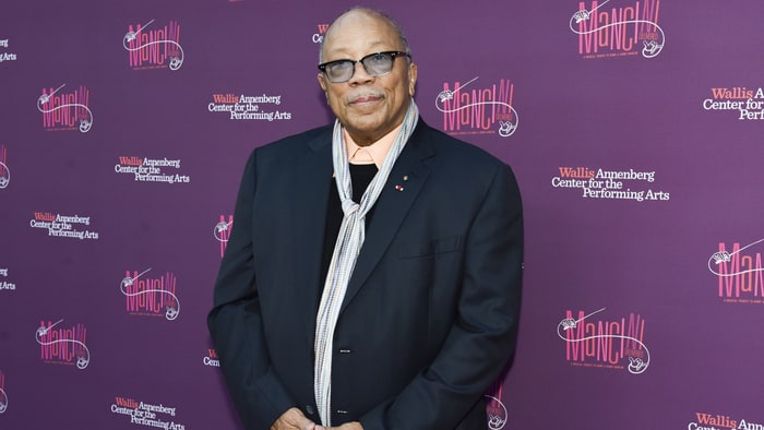Quincy Jones has been awarded $9.42 million in his lawsuit over royalties with Michael Jackson's estate.
Credit Rodin Eckenroth Getty