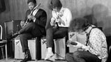 With Eric Clapton and Elvin Bishop