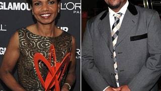 Condoleezza Rice and Randy Jackson