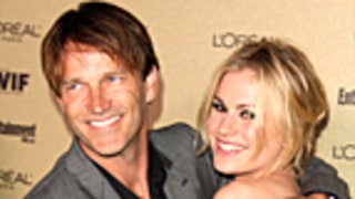 Newlyweds Anna Paquin, Stephen Moyer Get Cozy at Pre-Emmy Bash