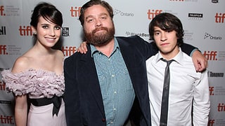 Emma Roberts, Zach Galifianakis and Keir GIlchrist