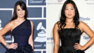 Which Glee Star Rocked a Feathery LBD Better?