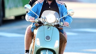 A Vespa Vrooms in Venice