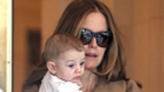NEW PIC: Kelly Preston Steps Out With Son Benjamin, 5 Months