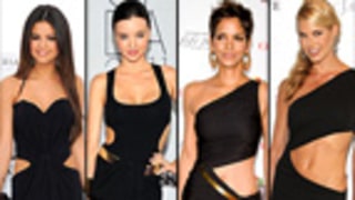 Who Wore it Best?: Sexy Black Cut-Out Dresses