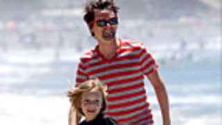 PIC: New Dad Matt Bellamy Hits Beach With Ryder, 7