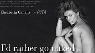 Elisabetta Canalis Gets Naked for PETA