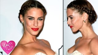 Beauty Crush: Jessica Lowndes' Braided Hairstyle and Red Lips