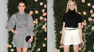Hailee Steinfeld, 14, and Elle Fanning, 13, Party in Chanel Outfits
